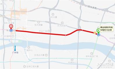 车陂到广州南站