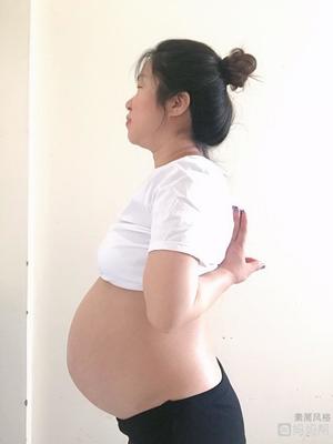 4个月孕妇肚子有多大
