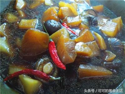 香菇素炖萝卜
