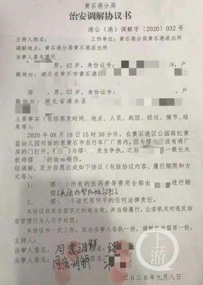 派出所调解书