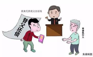 法律规定父债子还吗