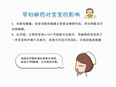 孕妇缺钙表现