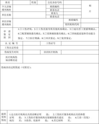 个人伤残鉴定申请书
