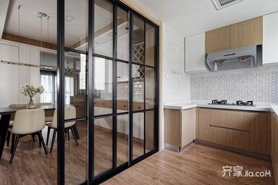 厨房玻璃移门北欧