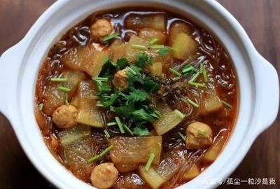 白菜冬瓜炖粉条