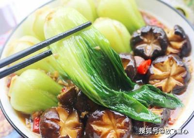 宝宝吃香菇油菜做法