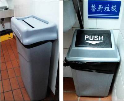 厨房轨道式垃圾箱