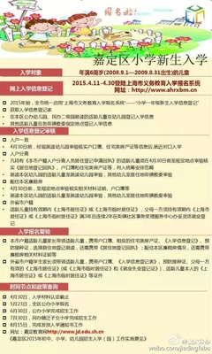 上海幼儿园入学条件