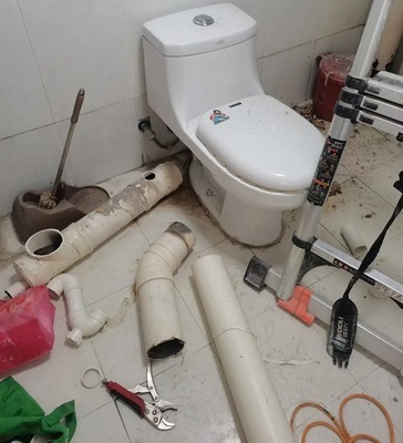 疏通下水道马桶