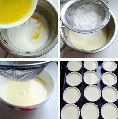 j家常蛋挞液的制作方法