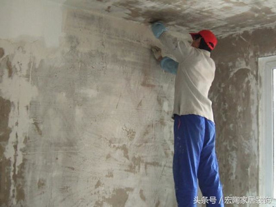 墙面批腻子