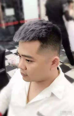 男士发型剃线