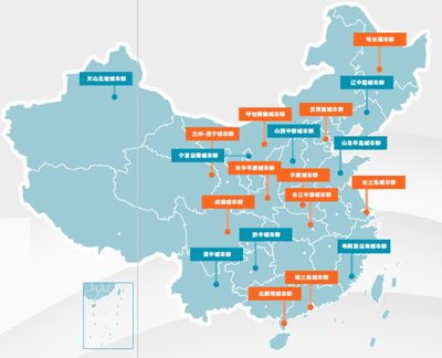 最新版中国主要城市地图，中国所有城市的地图