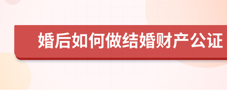 如何做财产公证
