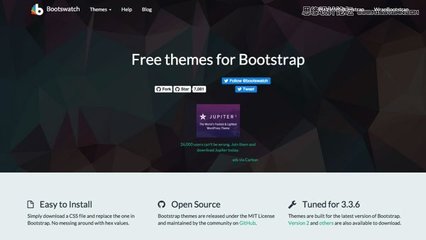 用bootstrap做的网站