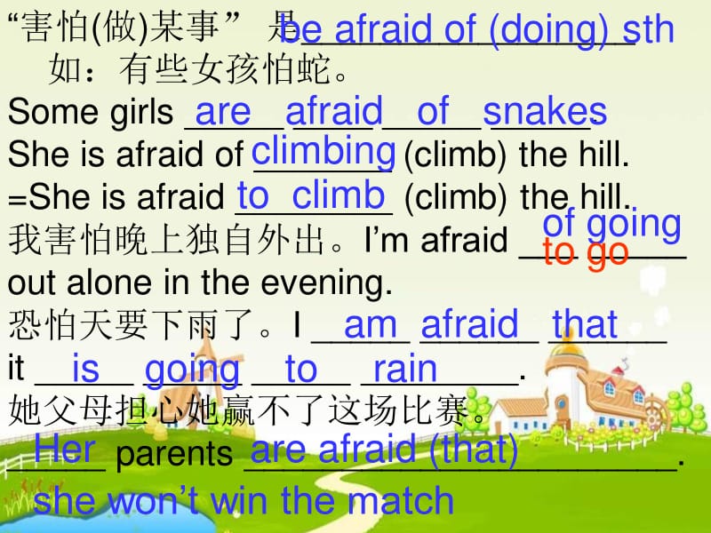我很担心应该怎么办英语回答