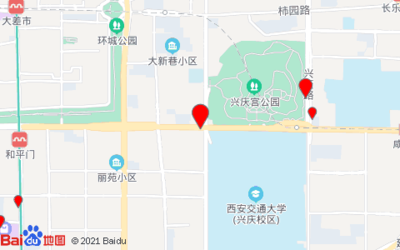 西安兴庆公园地图