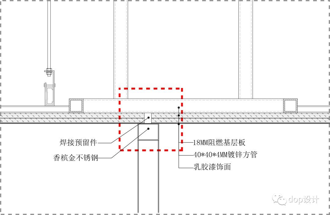 吊顶基层构造