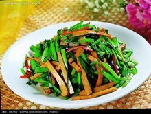 豆腐干炒菜