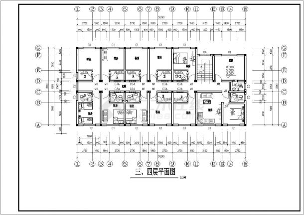 房屋建筑设计平面图