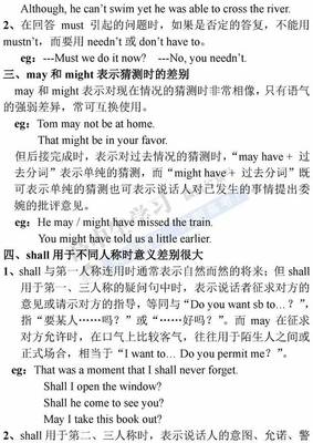 must be的用法归纳