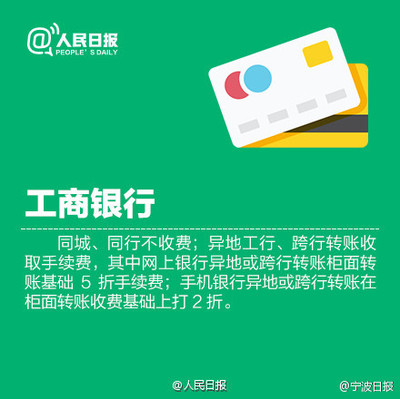 手机跨行转帐如何收费