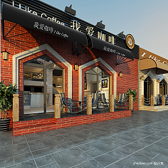 咖啡店门头设计