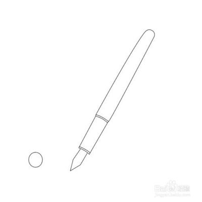 钢笔怎么画简笔画图片