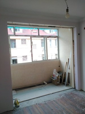 阳台门包边效果图