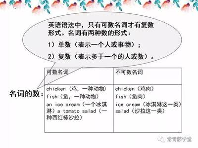 chicken作为鸡可数吗