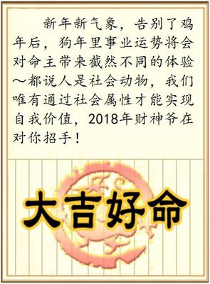 八字算今年运势