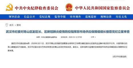 党纪立案审查