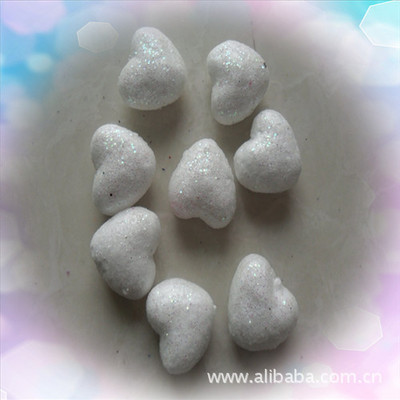 塑料泡沫桃心手工