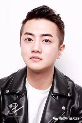 胖圆脸适合的发型男