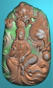 电脑雕刻观世音