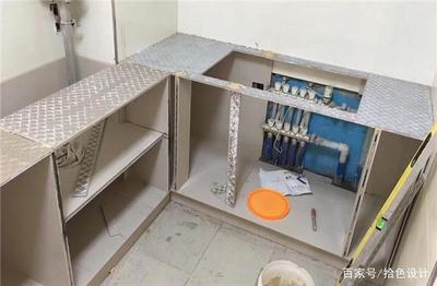 地砖做橱柜做法