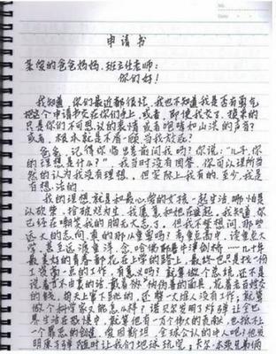 小学生申请书作文怎么写
