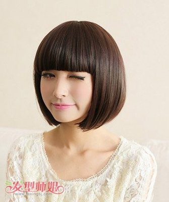 女生发型刘海