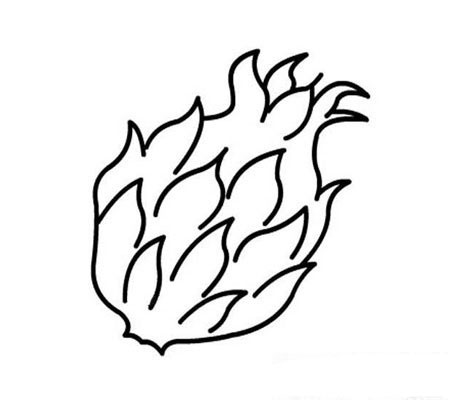 火龙果简笔画