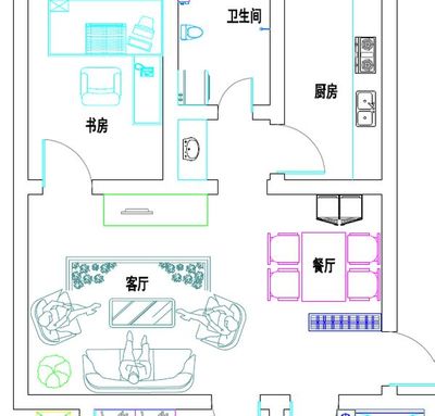 厨房和厕所窗户侧对