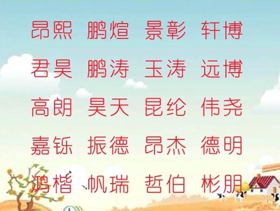 名字昊天的寓意