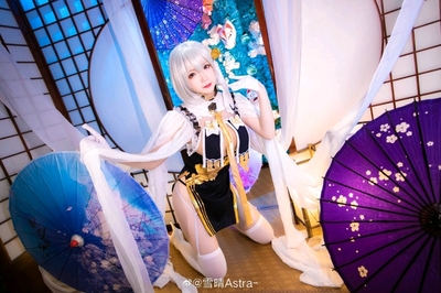 雪晴Astra碧蓝航线柴郡cos图片[Azure Lane]
