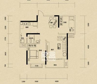 城南家园公租房户型图