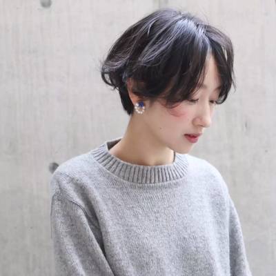 日式烫发 短发