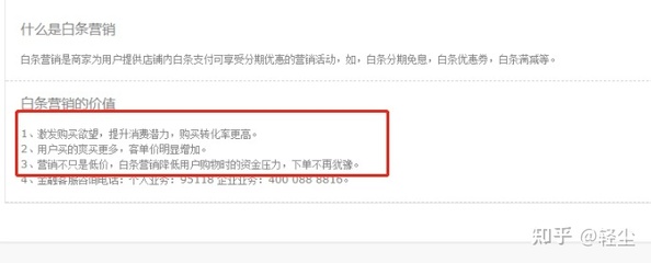 什么是白条分期