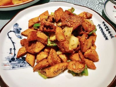 烤肉炖豆腐的做法