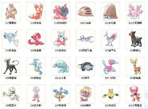 神奇宝贝精灵名字大全