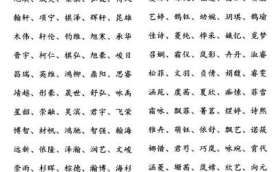 童装网店名字创意