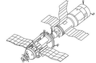 空间站简笔画