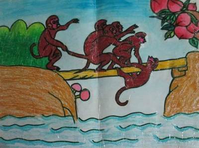 三个猴子分西瓜的作文怎么写